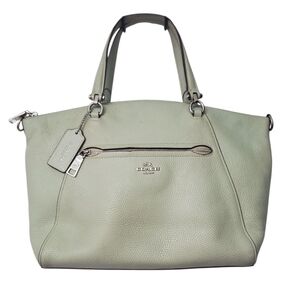 Matching Set Of Coach Pastel Green Prairie Satchel And Wallet